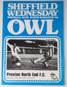 Sheffield Wednesday vs Preston North End programme