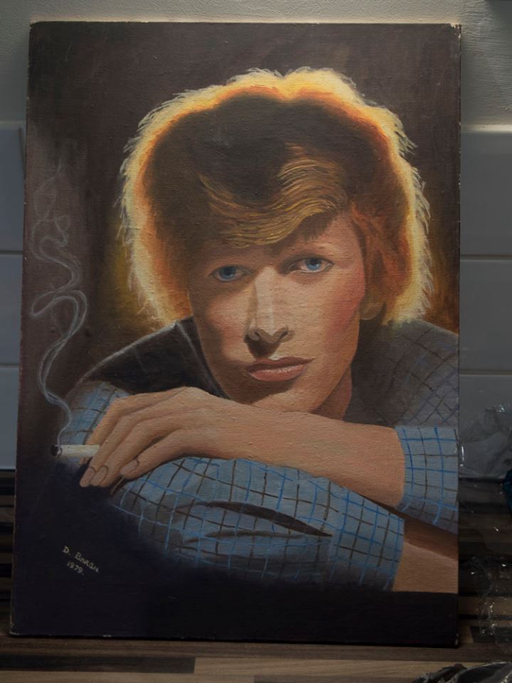 bowie oil painting