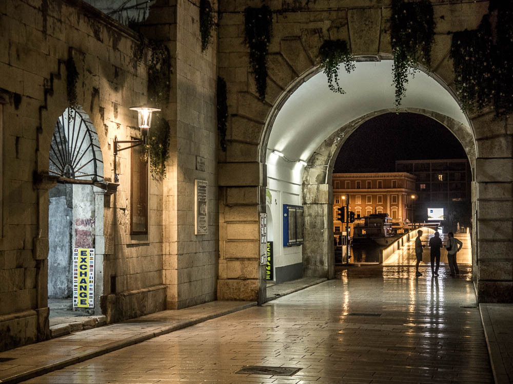 Arch and Bridge in Zadar